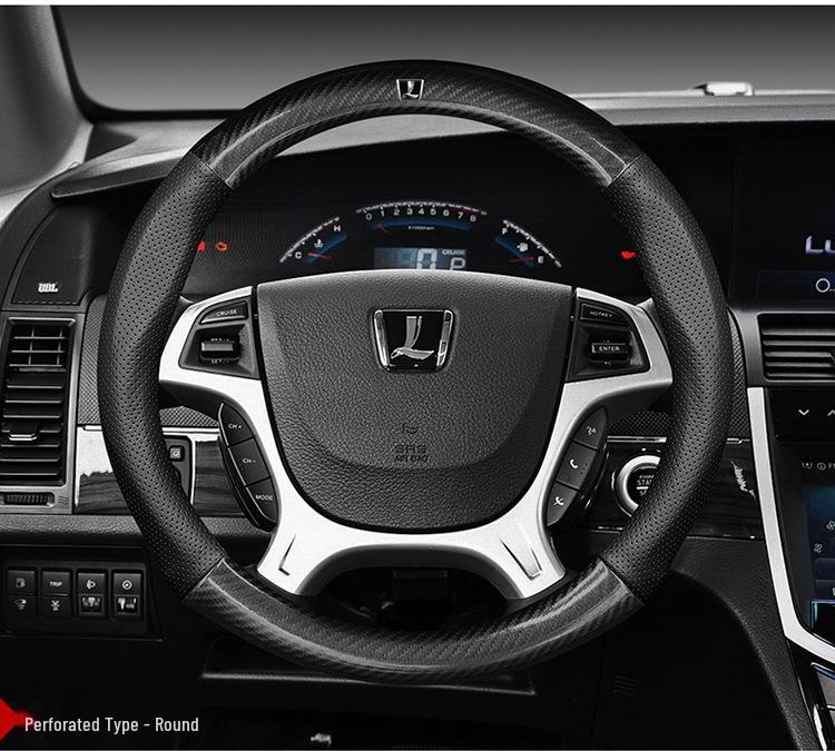 Passender Luxgen Lenkradbezug für Big 7 SUV, U6/U6S, 5 Limousine, MPV, S5 - Kohlefaser, Ganzjahresnutzung