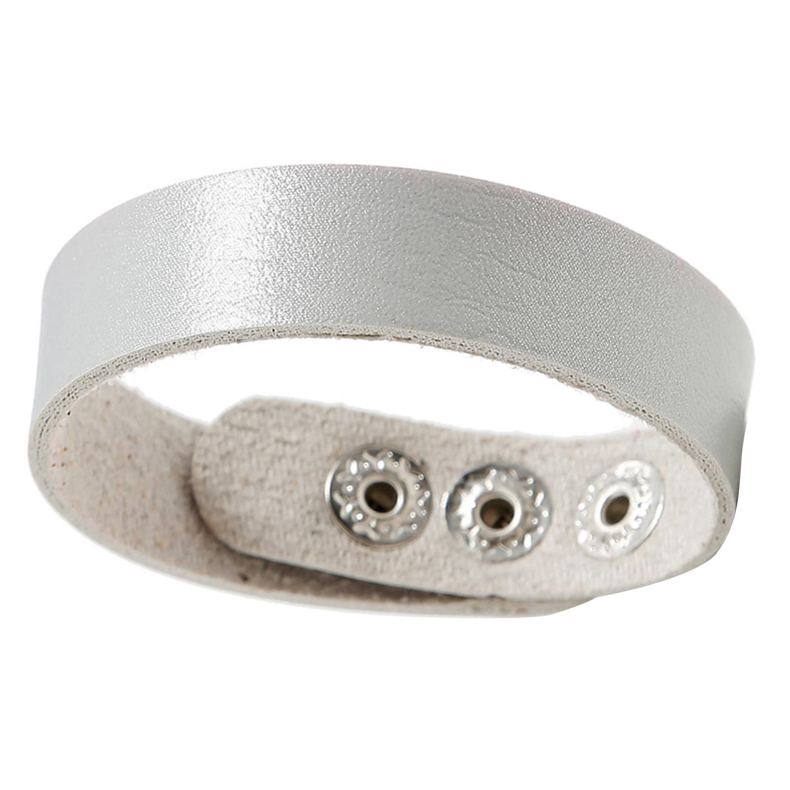 

Черный браслет из ПУ кожи регулируемого дизайна для мужчин и женщин, универсальное украшение для повседневной носки, подарок серый