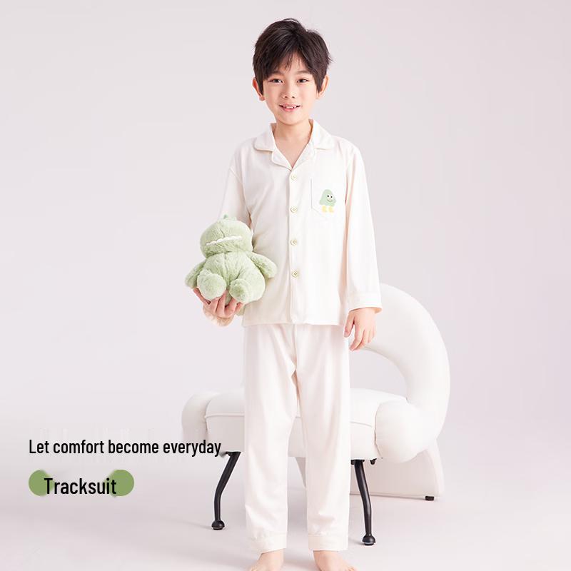 Hongdou Kids  Pure Cotton Antibacterial Pajama Set 130