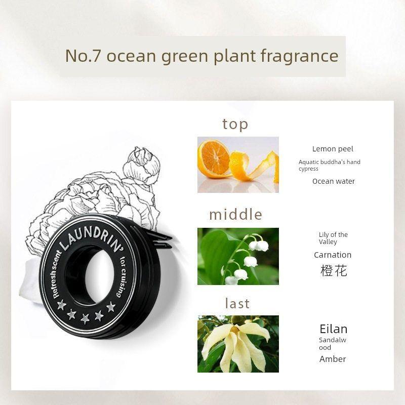 

Japan s Laundrin Car Fragrance Diffuser, Car Interior Perfume, Air Vent Solid Fragrance Balm, Light Fragrance Ocean Green Plant Fragrance [Like a Young Man]