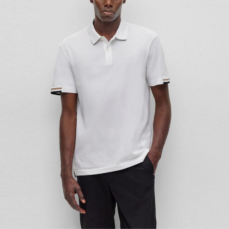 Boss HUGO BOSS Rubberized Logo Regular Fit Polo Shirt 50467113-100