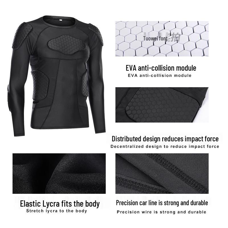 Sada sportovních ochranných pomůcek pro basketbal, fotbal, ragby, bojové sporty, baseball a softball