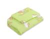 Baby Bedding Set with Filling, 2 Pieces, 75x100cm NEWBORN - Teddy Bears In Clouds, Green