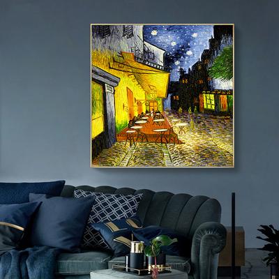 Van Gogh Cafe Terrace at Night reprodukcje obrazów olejnych na plakatach i drukach na płótnie obraz ścienny do wystroju salonu