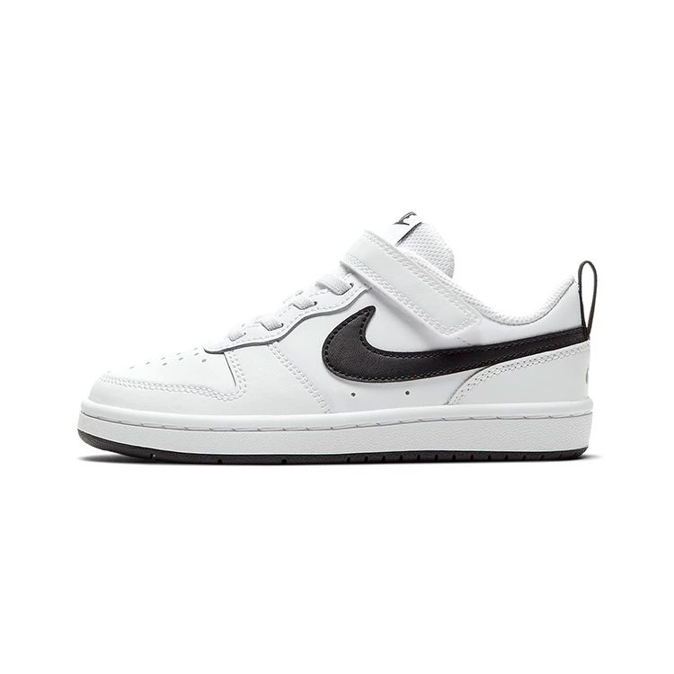 

Детские кроссовки Nike Court Borough Low 2 PS белые черные BQ5451-104