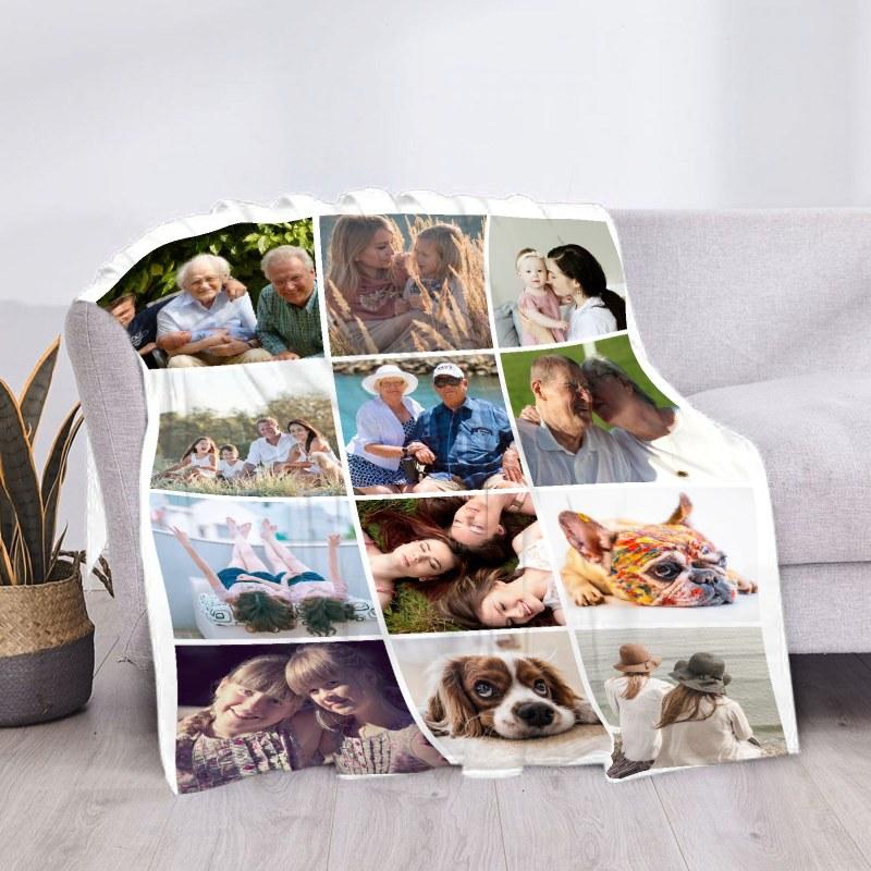 Ik Hou Van Jou Gepersonaliseerd Plaid Met Woorden Collage Op Maat Gemaakte Plaids Verjaardag Souvenir Cadeaus Gepersonaliseerd Plaid