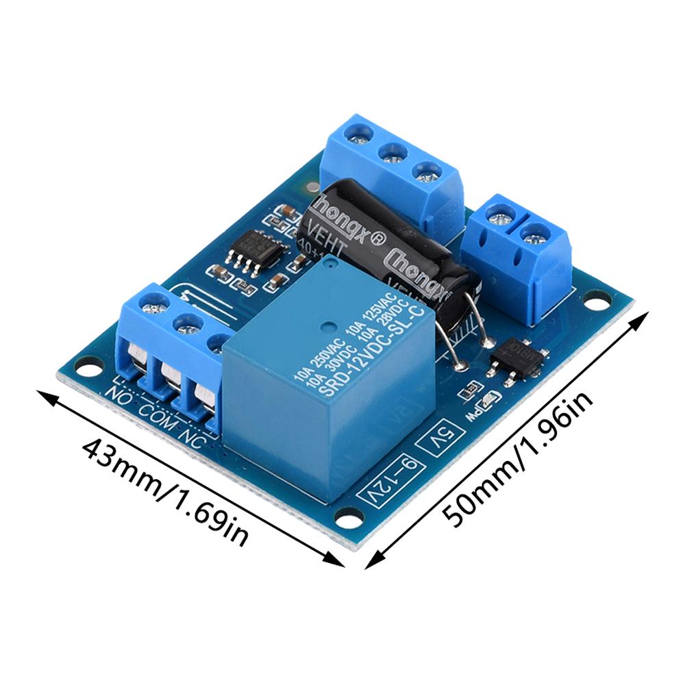 DC 12V NE555 Vollautomatischer Wasserstandsregler Flüssigkeitssensor Relais Schalter Modul Automatisches Pumpen für Wassertank/Turm