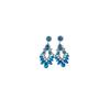 French Rhinestone Geometric Tassel Earrings: Elegant, Ultra-Sparkling Water Drop Studs for Women – Light Luxury Accessory