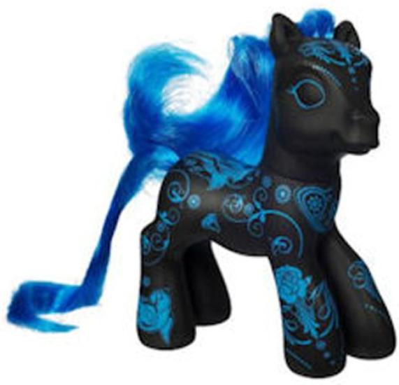 

My Little Pony Art Pony Black Blue Limited Edition & чёрный