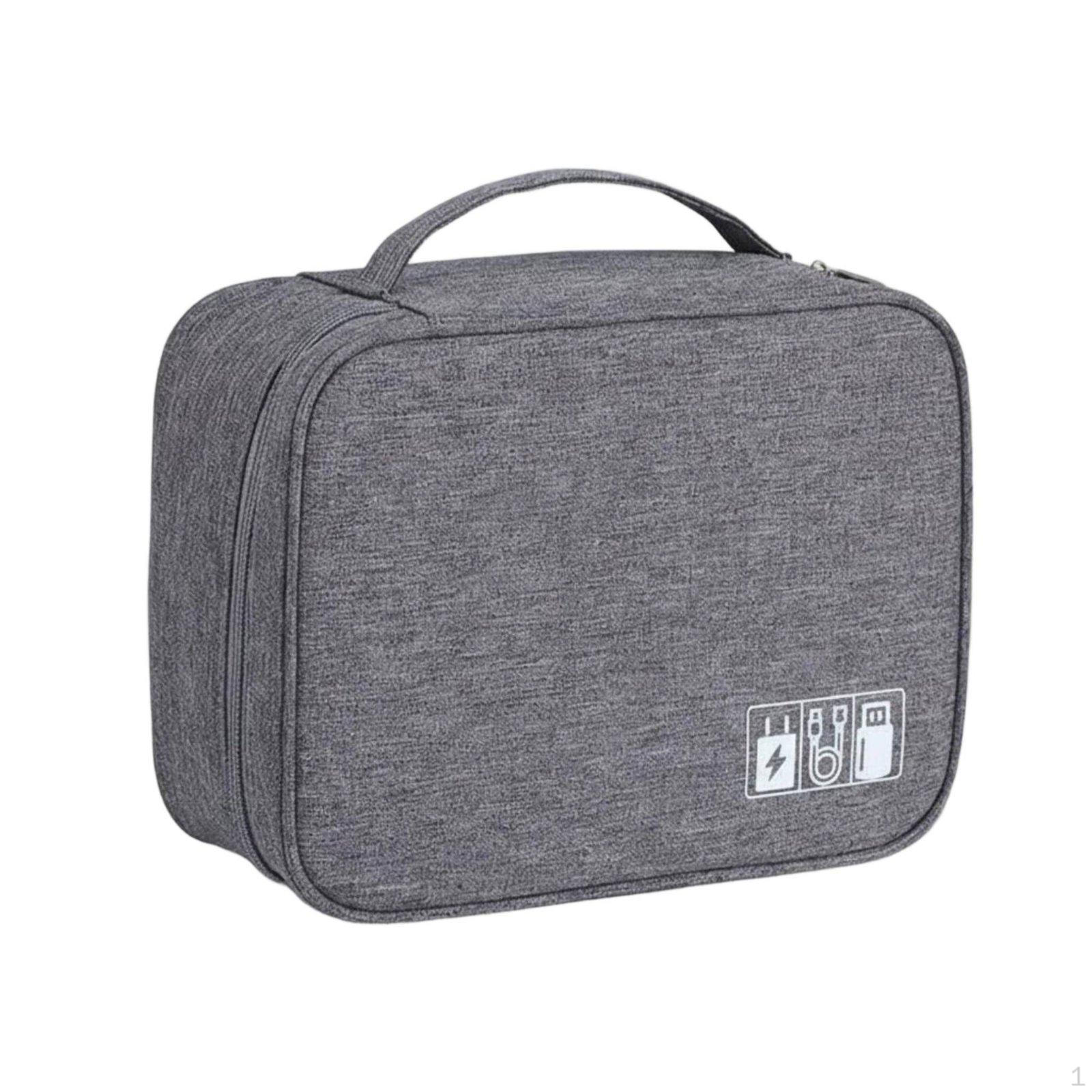Travel Cables Organizer Bag Waterproof Portable Electronics Pouch Large Capacity