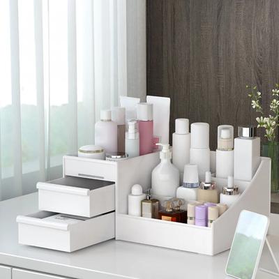 Elegante Scatola Porta Trucco con Cassetto, Perfetta per Tenere Cosmetici e Accessori da Toeletta a Portata di Mano