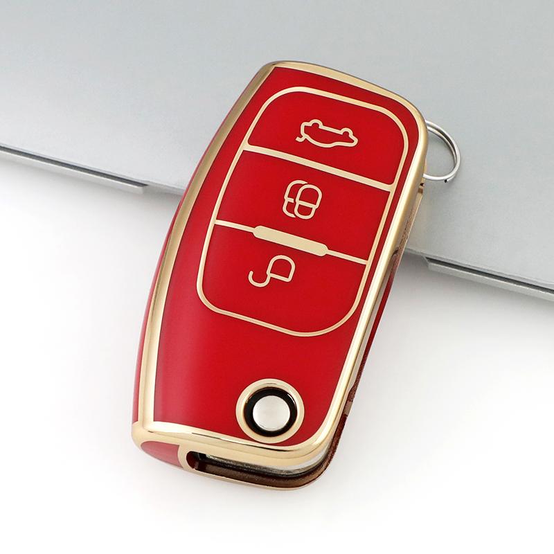 

Fashion Tpu Keyless Car Flip Key Case Cover Shell Fob For Ford Escape Falcon C-Max Fiesta Focus 2 Ecosport Kugua Accessories