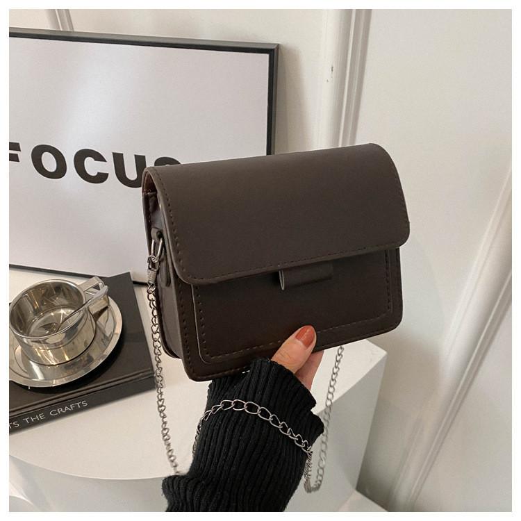 2024 New Fashion Women's Shoulder Bag Street Style High-end Crossbody Bag Elegant Simple Small Square Bag