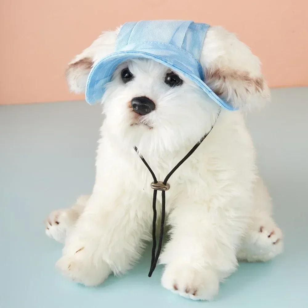 Haustierhut mit Ohrenlöchern Sonnenschutz Baseballkappe für Große Mittlere Kleine Hunde Hut Sonnenhut für Katze Outdoor Wanderhut Haustierprodukte
