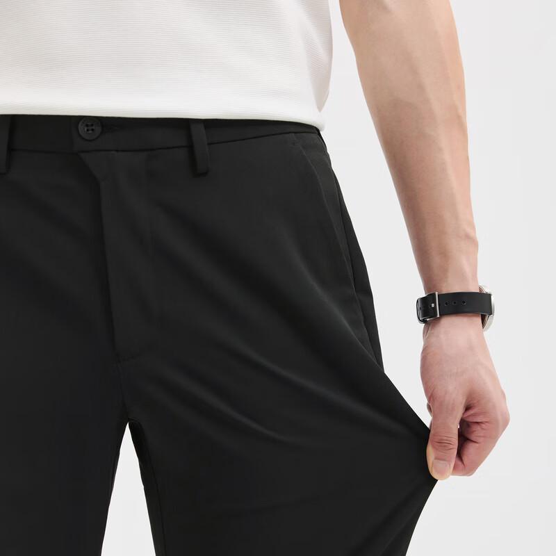 Septwolves Men's Business Casual Straight-Leg Trousers