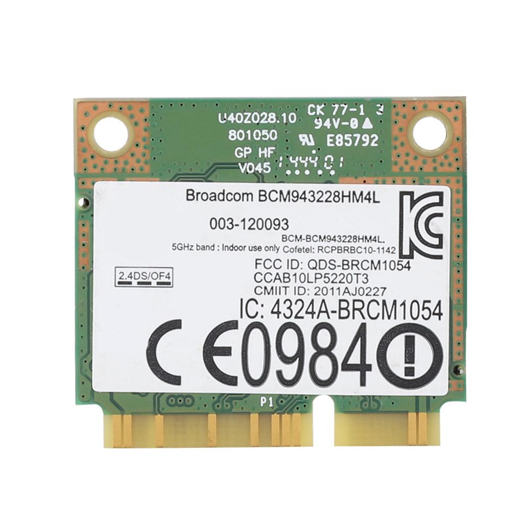 Для Dell Broadcom BCM943228HM4L DW1540 Двухдиапазонная карта Mini PCI e Wifi 802.11 a B g n