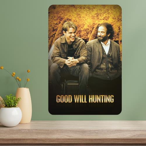 

Good Will Hunting Classic Movie Metal Poster Sign 20x30cm（7.8x11.8inch）