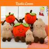 Novelty Plush Pillow With Persimmon And Peanut Animal Designs For Kids And Collectors