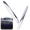 2 Pezzi Strisce Cromate L&R Cofano Sopra Griglia Reni Adatte per E90 E91 325I 330I 328I 2006-2008