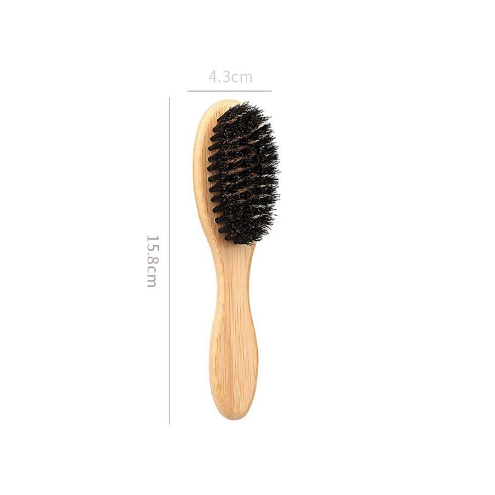 Smooth Finish Boar Bristle Hair Brush Backcombing Design Bun Smoothing Brush  Styling Tool
