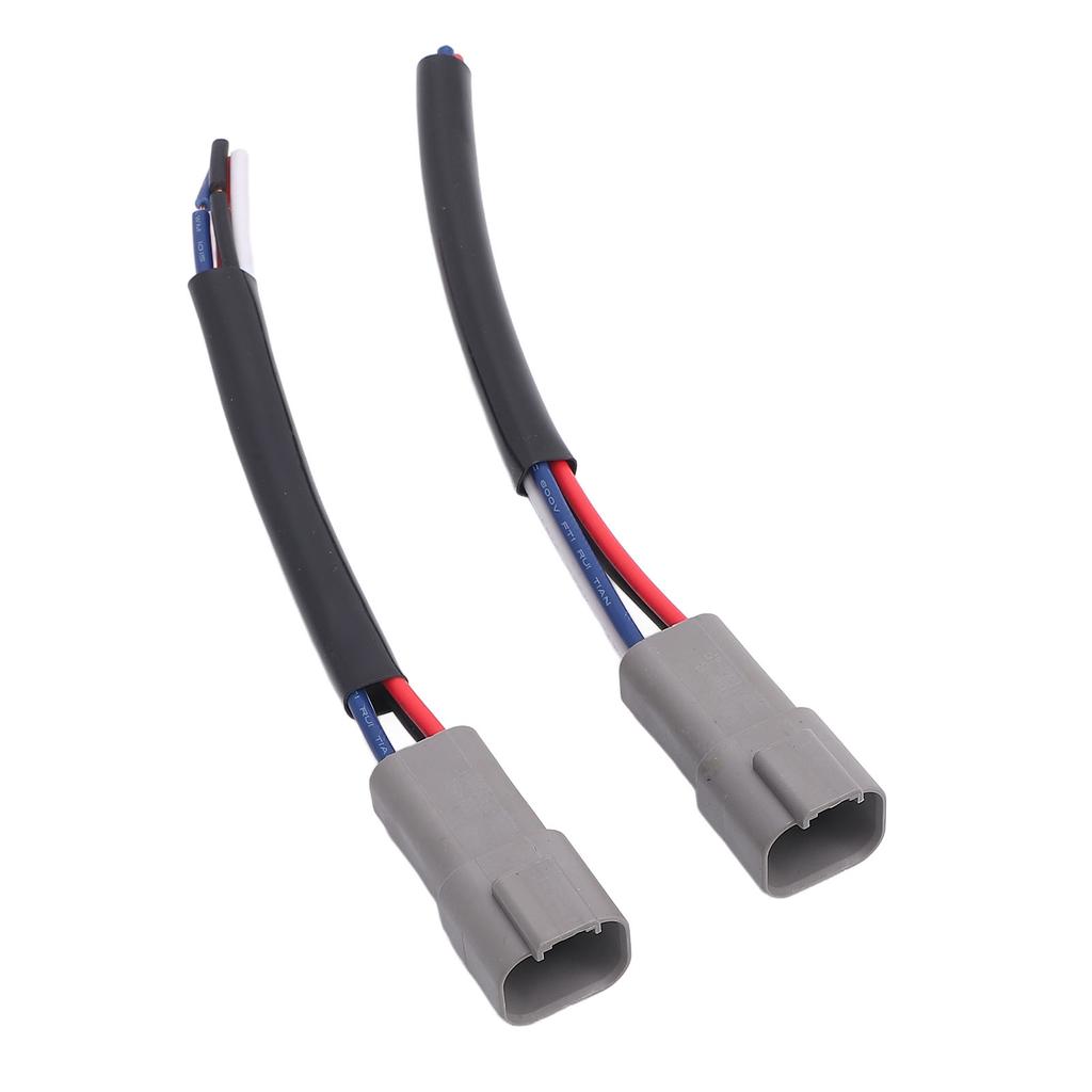 Pair of DT 4 Pin Connector Waterproofing DT Automotive Electrical Connector Wiring Harness for Cars Trucks Boats LED
