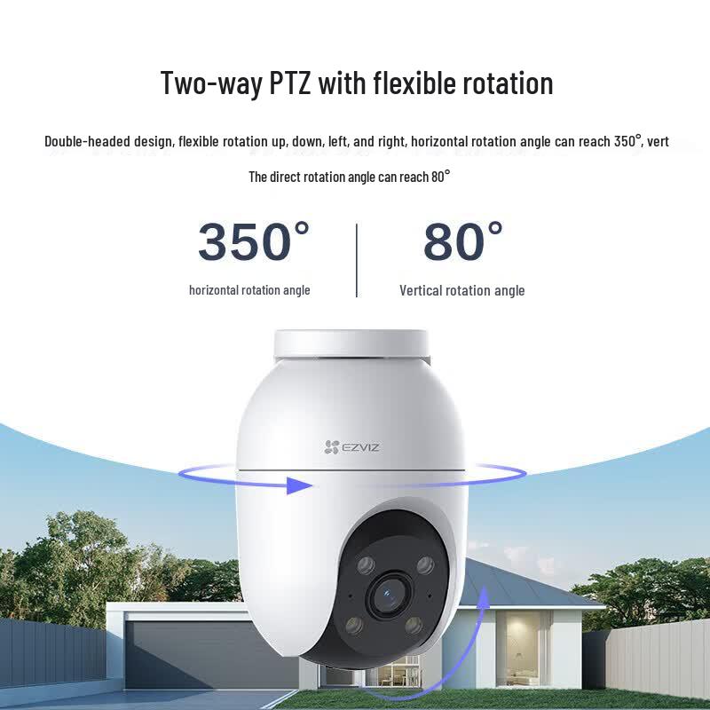Ezviz C8C 8MP 4G Outdoor PTZ Security Camera Kit (CN version)