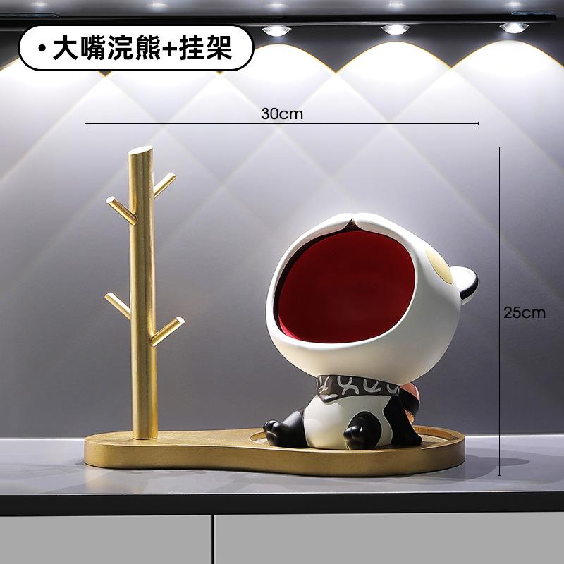 BeauNook Cartoon cute big mouth desktop ornament porch key storage home living room home decoration housewarming gift