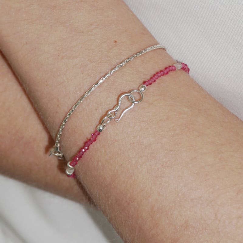 

OURPIERRE [SILVER 925] GLITTER BRACELET PINK 17cm