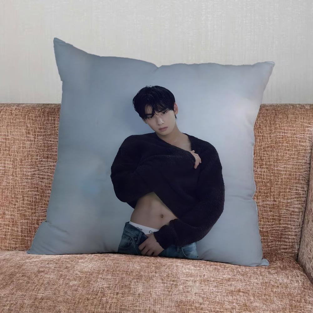 Singer Cha E-Eun Woo Pillow Case For Home Bedroom Car Office Decoration Living Room Sofa Cushion Cover Suitable