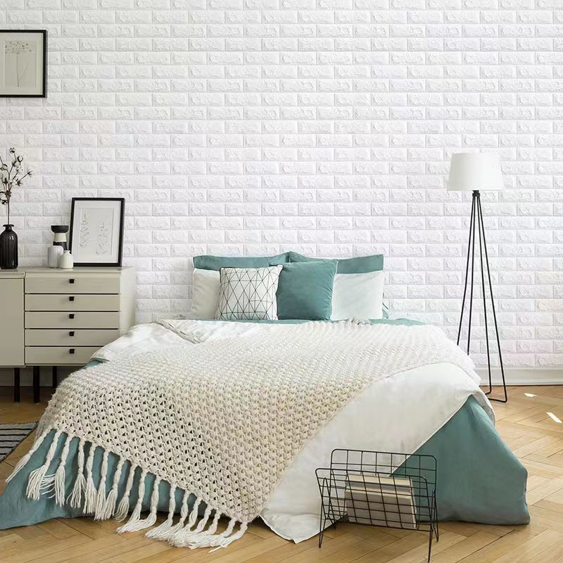 70cm Brick Pattern Self-Adhesive Wallpaper Waterproof 3D Wall Sticker Modern TV Background Home Decorative Wallpaper