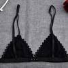 Thin Sexy Lace Bras Skin-Friendly Girls Adjustable Breathable Black And White Women Bikini Underwear EMA