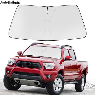 Front-Windschutzscheiben-Sonnenschutz, faltbarer Sonnenschutz, individuell für Toyota Tacoma 2Dr 4Dr Pickup 2023 2022 - 2016
