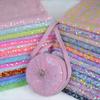5mm Colorful Full Small Sequin Fabric Dress Bag Material Glitter Dry Rube Lace Stage Background Decorate Accessory