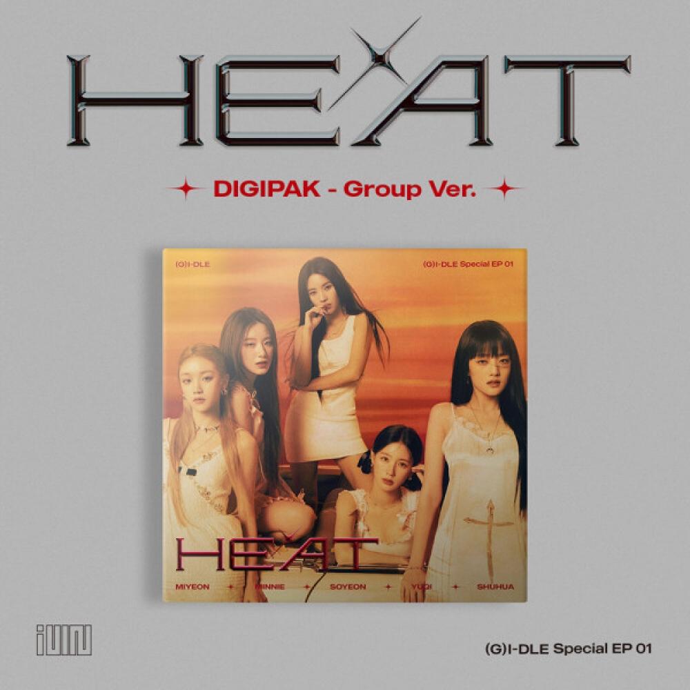 

Специальный альбом GI DLE HEAT DIGIPAK Group Ver.