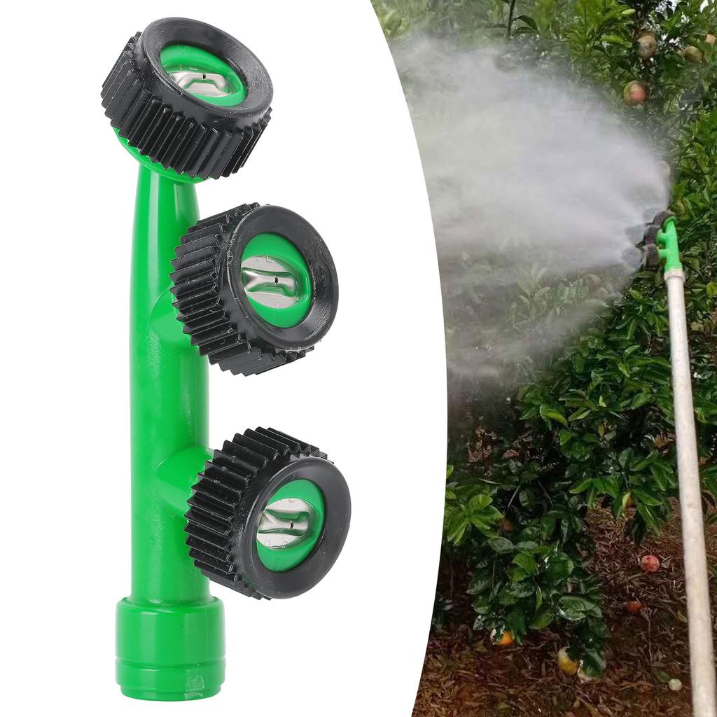 G3/8 DN10 3 Head Garden Misting Nozzle Pesticide Atomizing Nozzle Garden Irrigation Tool