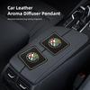 PRTZU1 Car Perfume Pendant Air Freshener Hanging For Alfa Romeo 156 159 147 4C 8C 166 Giulia Giulietta Mito Stelvio Spider GT Tonale