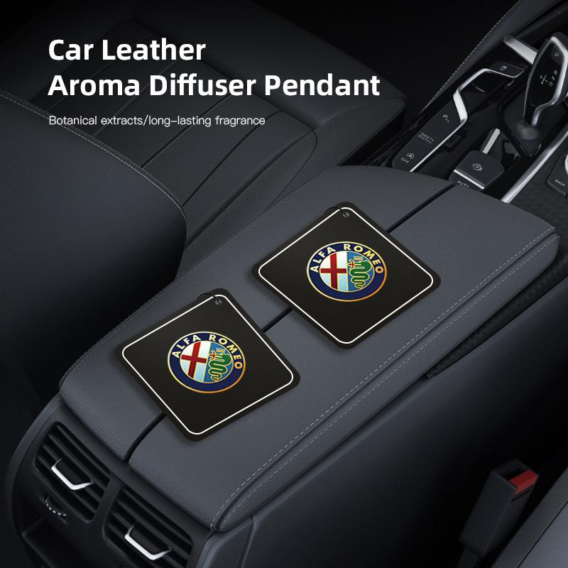 PRTZU1 Car Perfume Pendant Air Freshener Hanging For Alfa Romeo 156 159 147 4C 8C 166 Giulia Giulietta Mito Stelvio Spider GT Tonale
