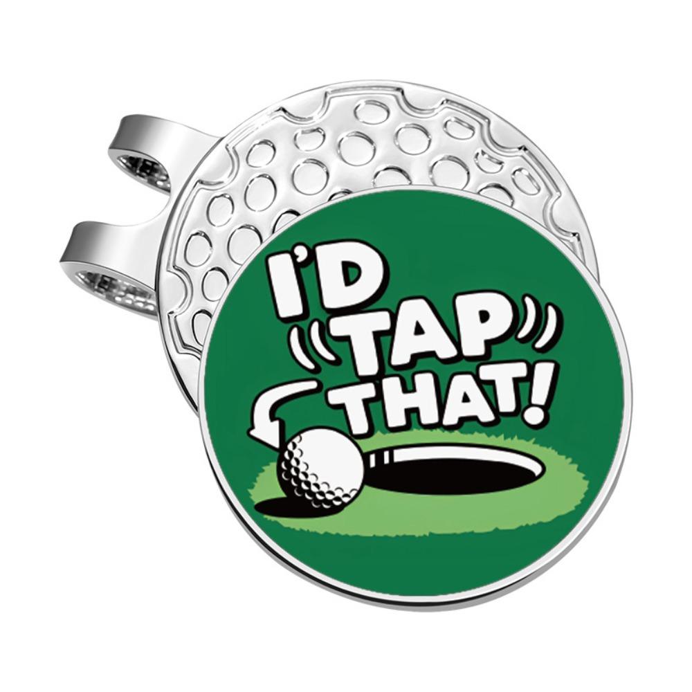 Magnetic Golf Ball Marker Position Marker Golf Cap Clips Funny Golf Hat Clips  Men Women