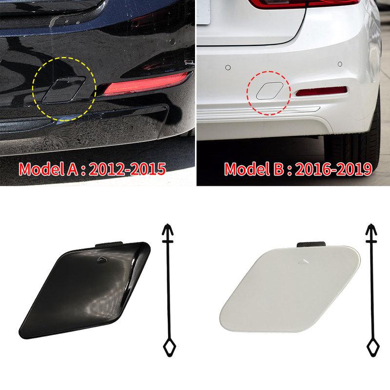 For BMW F30 Car Rear Bumper Tow Hook Cover Cap Black White For BMW 3 Series 318 320 323 330 335 51127312748 51127384417