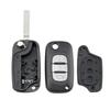 3 Buttons Car Auto Key Fob Case Shell Replacement Flip Folding Remote Cover Fit for Renault Fluence Clio Megane Kangoo Modus