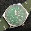 SEIKO 5 AUTOMATIC 6309A JAPAN MENS VINTAGE ARABIC GREEN DIAL WATCH a701549-5