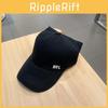 Simple Baseball Cap With Solid Color Design And Letter Decoration For Wear Daily