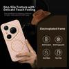 For Huawei Pura 80 Ultra Phone Case Carbon Fiber Textured Electroplated TPU Back Cover