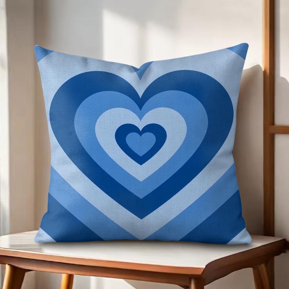 Sweet Love Cushion Cover Natural Linen Organic Fabric DoubleSided Printing Couch Pillow Covers Home Decor