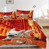 3pcs Disney Bolt Bedding Set 1 Soft Quilt Cover + 2 Pillowcases, Machine Washable Suitable for All SeasonsW018