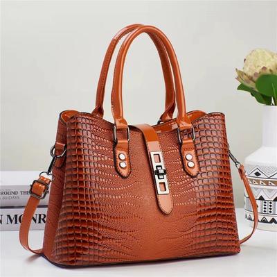 Sac bandoulière en cuir PU pour femme Sac fourre-tout grande capacité Femme Employés de bureau Navette quotidienne Sac messager épaule