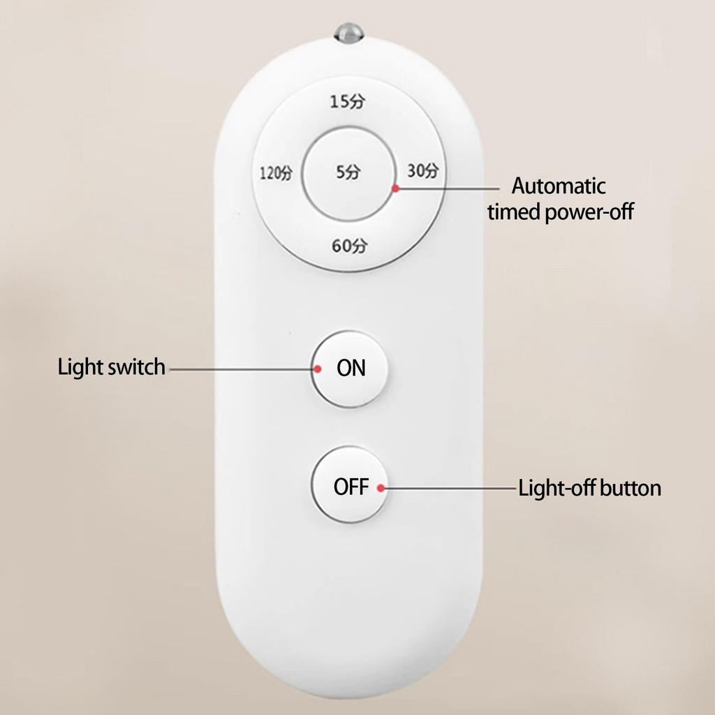 Simple Installation E27 Socket Base Timer Remote Control 5 Time Setting for Energy Efficient Home Lighting EU Plug