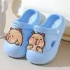 Children's Non-Slip Cartoon Beach Slippers, Closed-Toe for Ages 6-12, Two-Way Summer Shoes