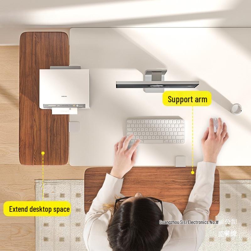 Adjustable Foldable Office Armrest Wrist Support with Rotating Extension