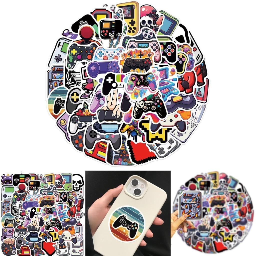 Cartoon Game Controller Stickers Personalize And Decorate Your Guitar Notebook And Luggage With 50 Waterproof Wholesale Decals Characters)
